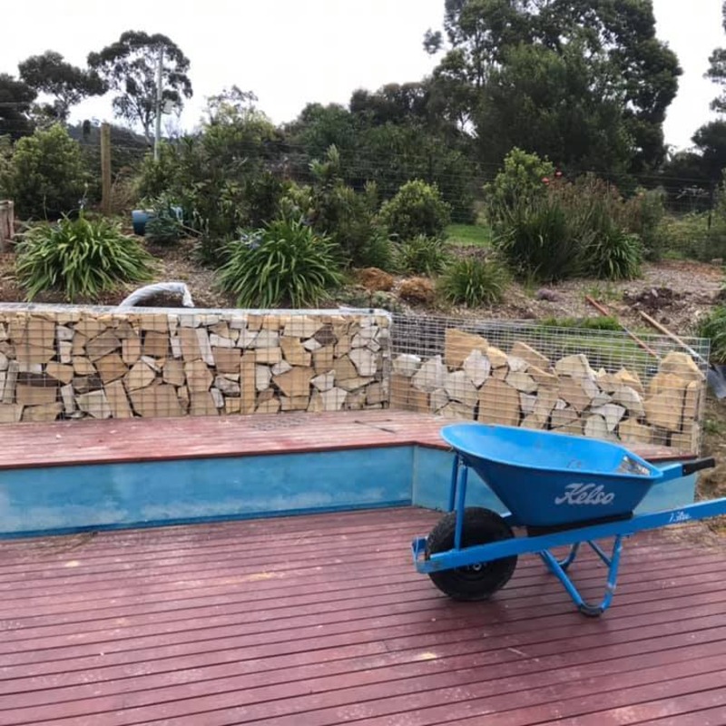 gabion walls construction hobart